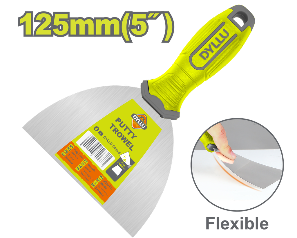 ESPÁTULA 5" MANGO PLASTICO DYLLU (DTPT1305)