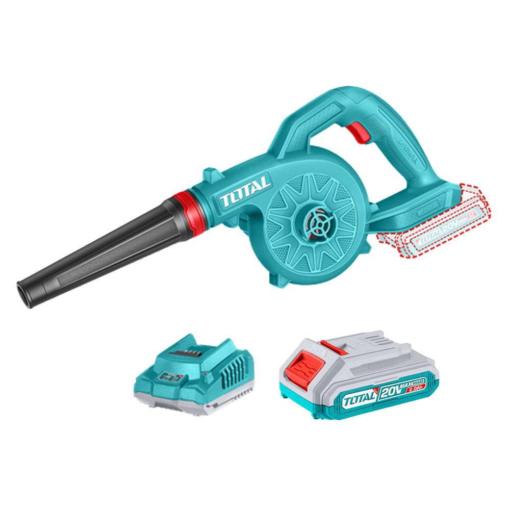 SOPLADORA INALAMBRICA 20V  INCLUYE 1 BATERIA 2.0AH Y 1 CARGADOR 20V SUPER TOTAL  (UTABLI20781)