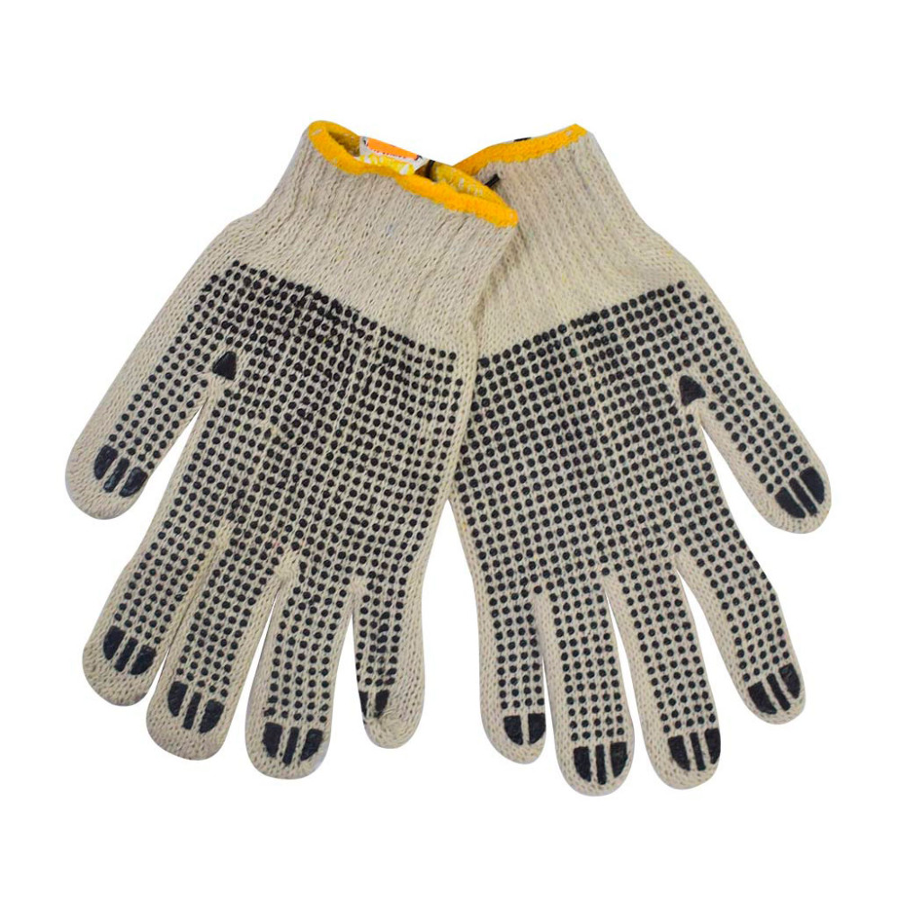 GUANTE LLUVIA 2 CARAS GRANDE (PUNTOS NEGROS)  (GT-LL-B) 