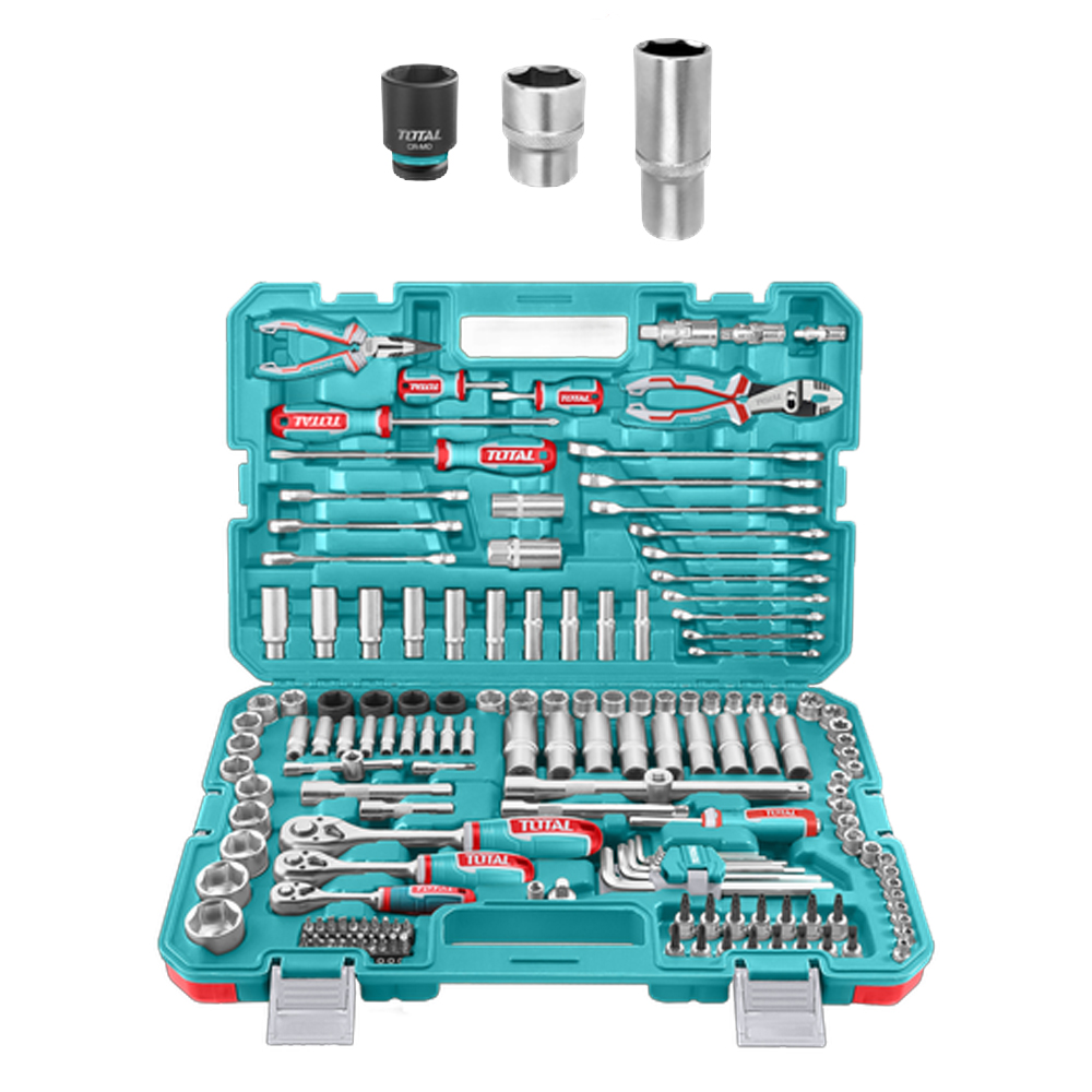 RACHE CON COPAS  1/2,1/4,3/8  X 156PZS INDUSTRIAL SUPER TOTAL (THKTHP21566)