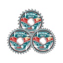 DISCO CORTE MADERA 5  1/2" JUEGO X 3 UNIDADES INDUSTRIAL  SUPER TOTAL (TAC236140)