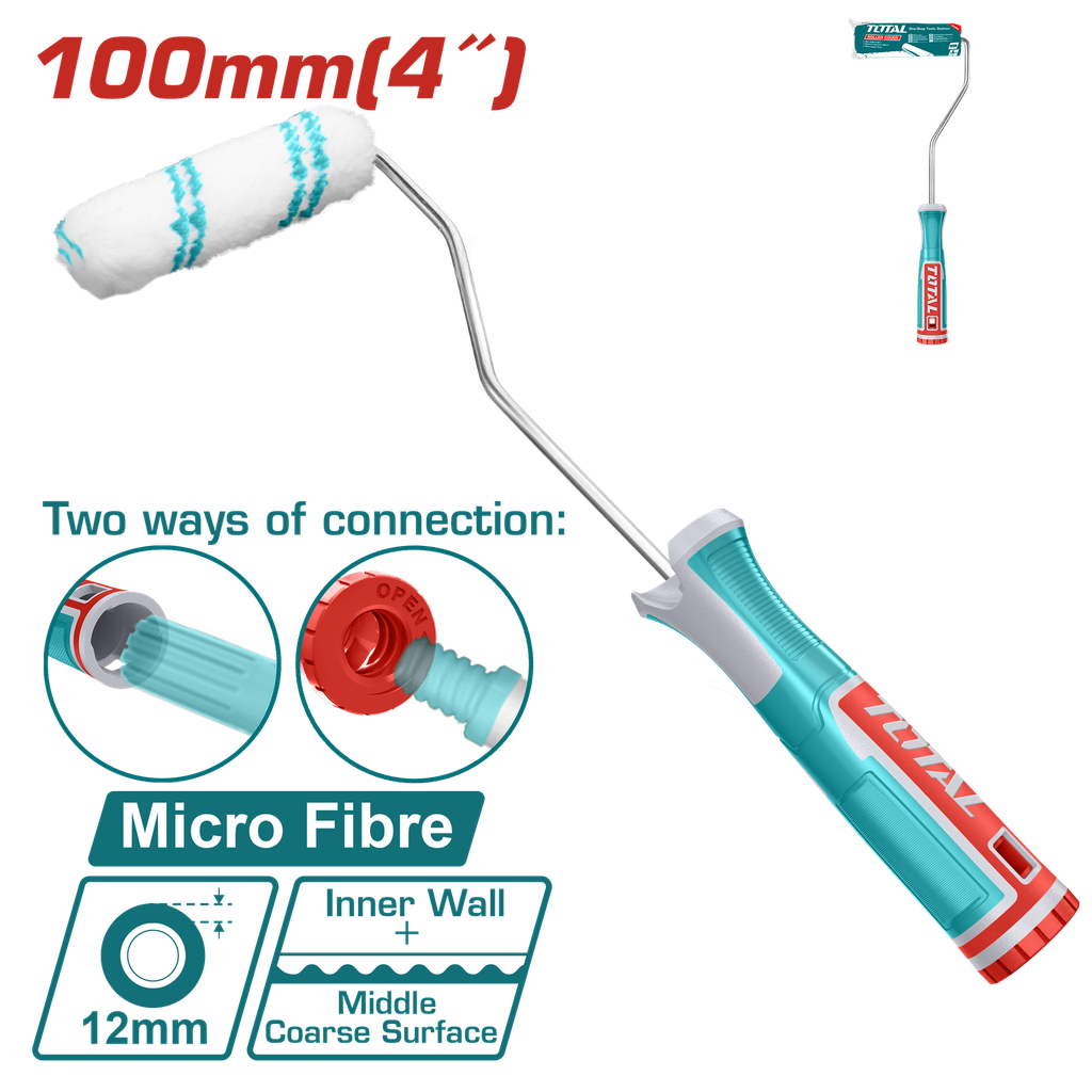 RODILLO FELPA 4" BLANCO FELPA INDUSTRIAL SUPER TOTAL (THT8541D)