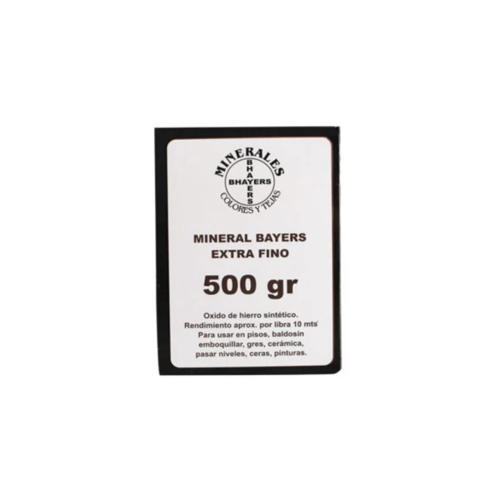 MINERAL NEGRO BAYER CAJA 500GR 