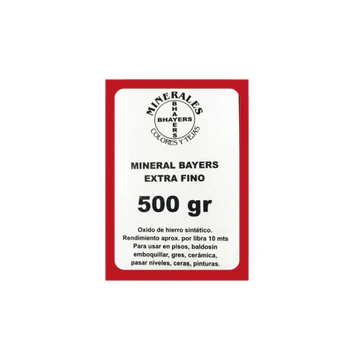 MINERAL ROJO BAYER CAJA 500GR 