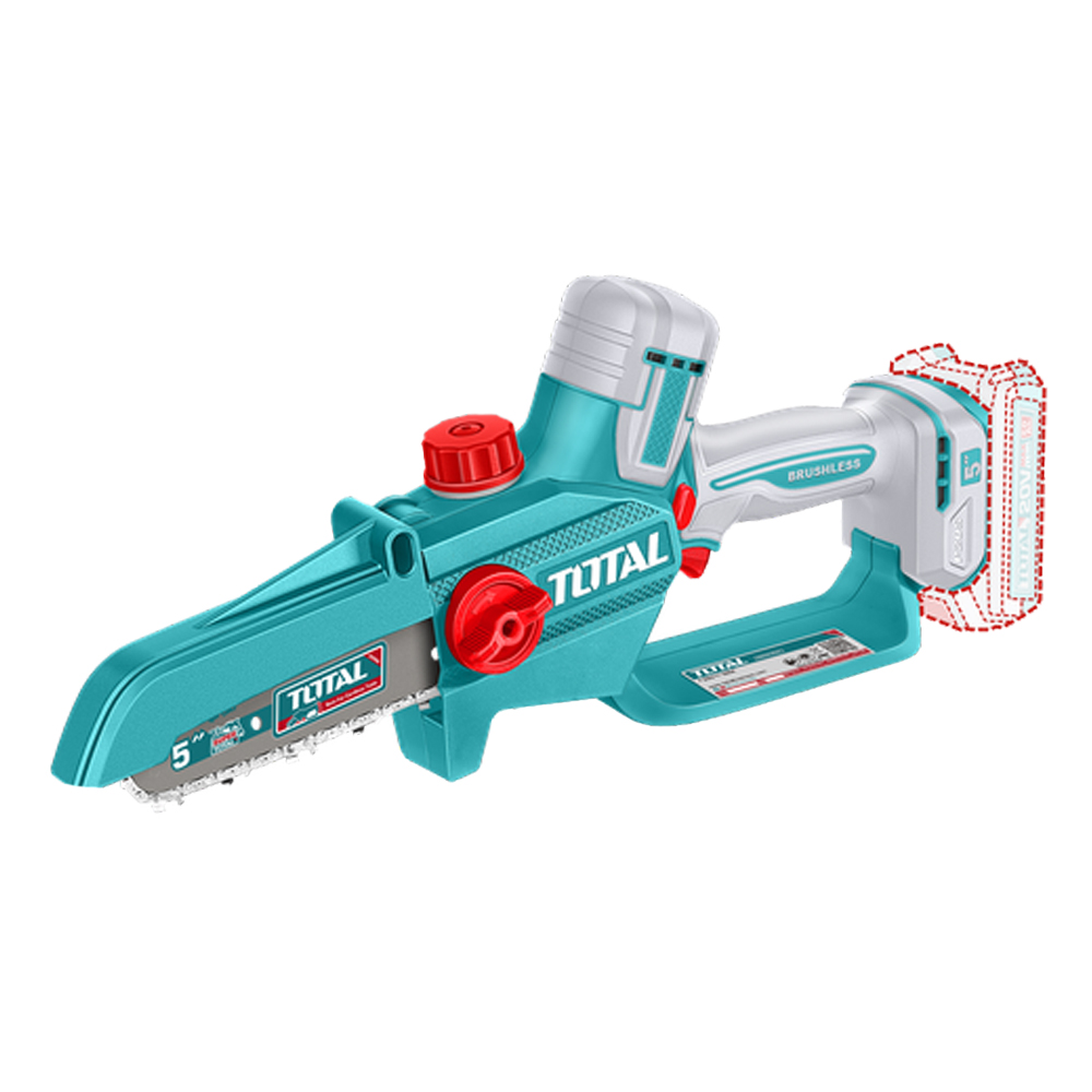 SIERRA MINI INALAMBRICA 5" 20V INDUSTRIAL BATERIA Y CARGADOR NO INCLUIDO TOTAL (TGSLI2056)