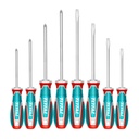 JUEGO DESTORNILLADORES X 8 PCS CROMO VANADIUM PUNTA IMANTADA INDUSTRIAL SUPER TOTAL (TKSDS0846)
