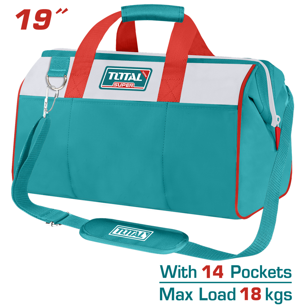 BOLSO DE HERRAMINETAS 19" 14 BOLSILLOS SUPER SELECT TOTAL (THT261925)