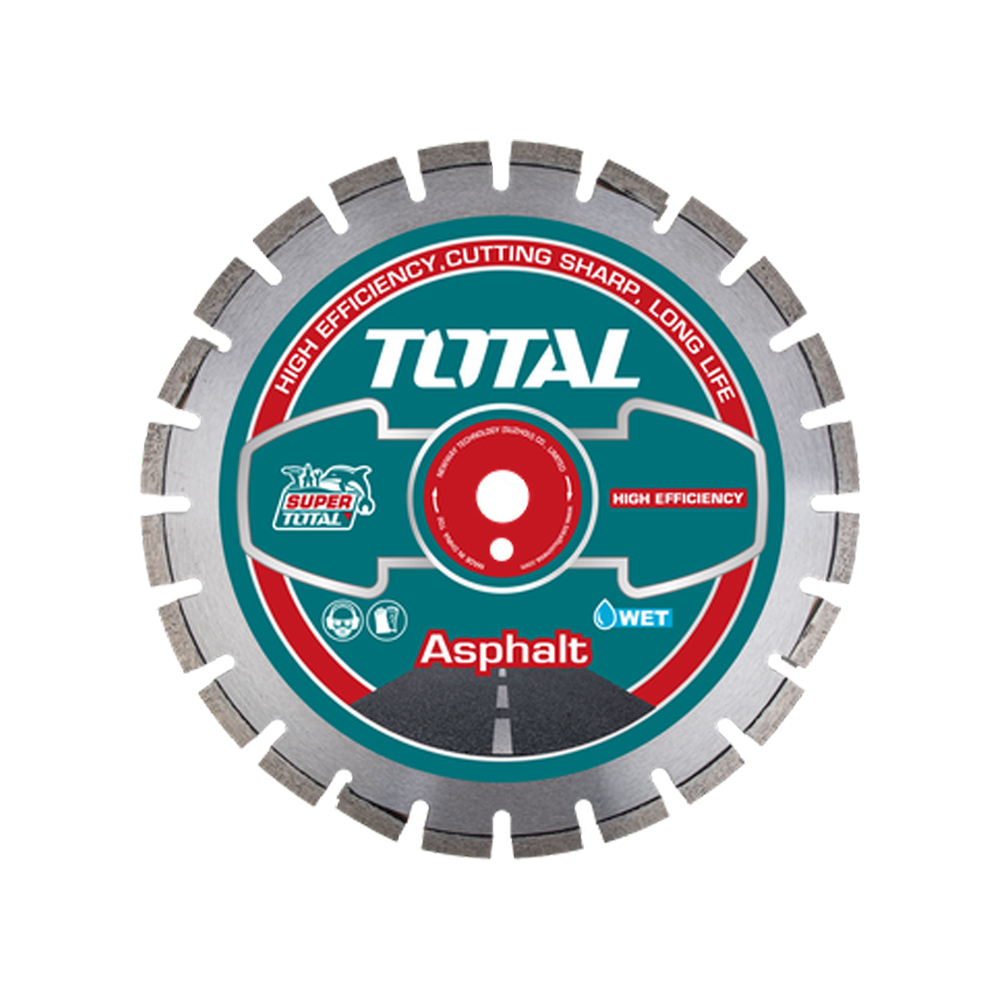 DISCO DIAMANTADO SEGMENTADO 14" ASFALTO INDUSTRIAL SUPER TOTAL (TAC2113553)