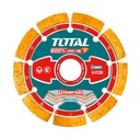 DISCO DIAMANTADO SEGMENTADO 4 1/2" UNIVERSAL CORTE EN SECO Y HUMEDO INDUSTRIAL SUPER TOTAL (TAC2171151)