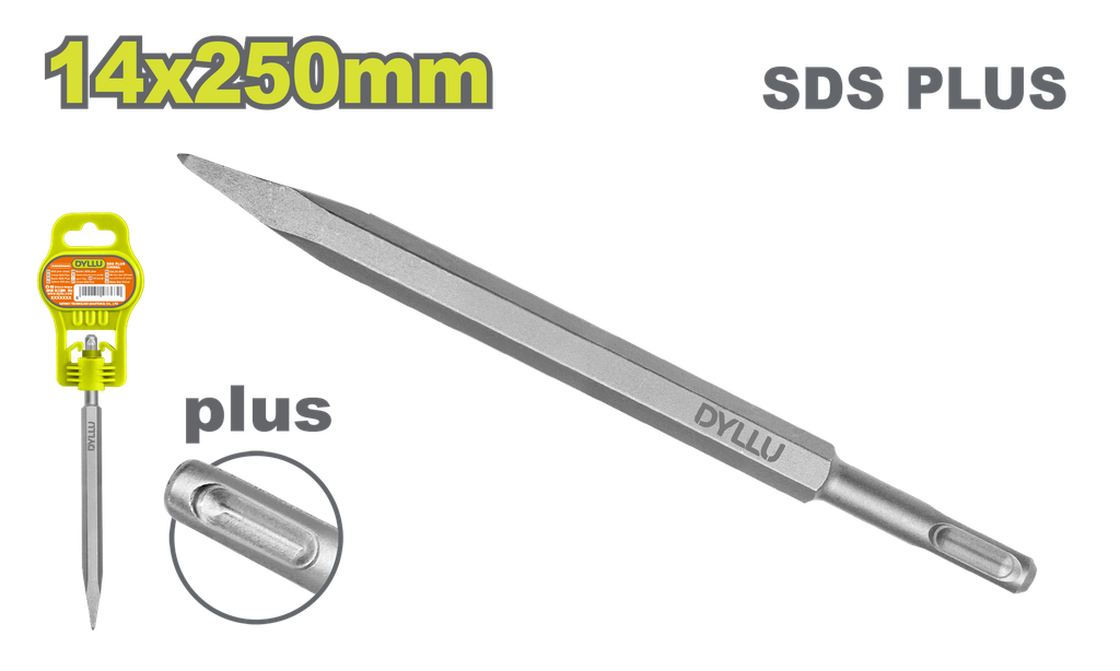 CINCEL PUNTA SDS HEXAGONAL 48 X 520 MM  DYLLU (DTGZ1201)