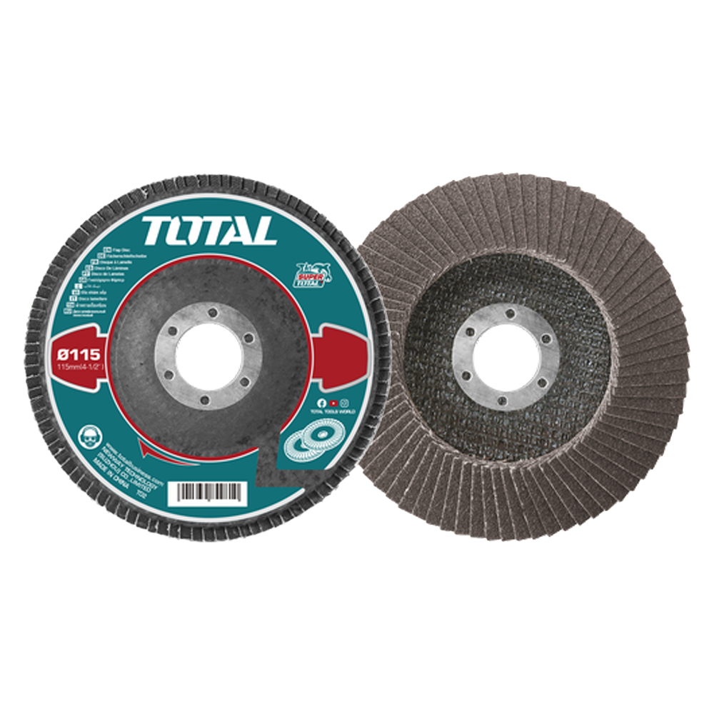 DISCO FLAP 4 1/2  GRANO 80 (115X22.2MM) SUPER TOTAL (TAC6311580)