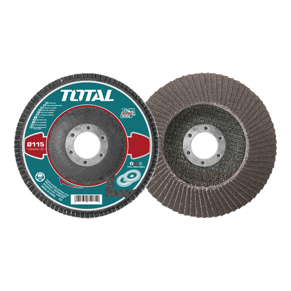 DISCO FLAP 4 1/2  GRANO 40 (115X22.2MM) SUPER TOTAL (TAC6311540)