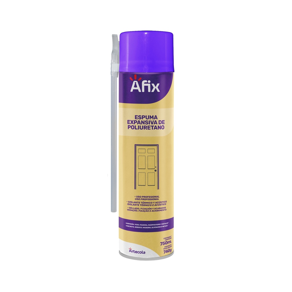 ESPUMA DE POLIURETANO AFIX PEGATEX 750ML (406856)