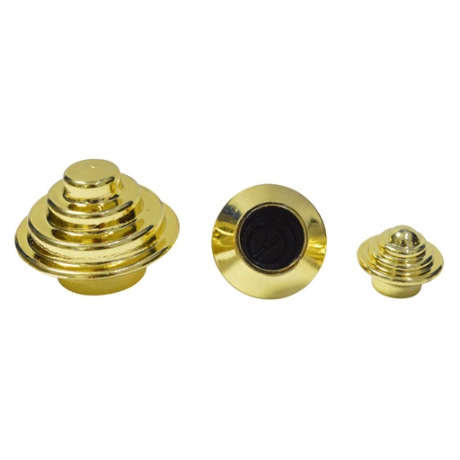 [8753] ACCESORIO CORTINERO TERMINAL DORADO ESCALERA 1/2 (140101