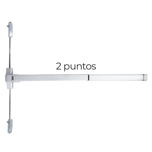 [M2156] BARRA DE APERTURA ANTIPANICO TAMPA 2 PUNTOS PARA SALONES Y AUDITORIOS VERTICAL (35011)