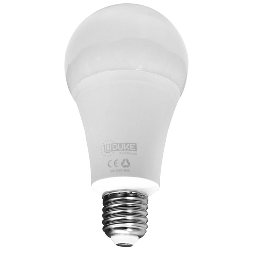 [8795] BOMBILLO LED 18W UDUKE LUZ DIA E27 MULTIVOLTAGE (6500K) (LD-18W/W) (HT80400) (GARANTIA 2 ANOS)(35073B)