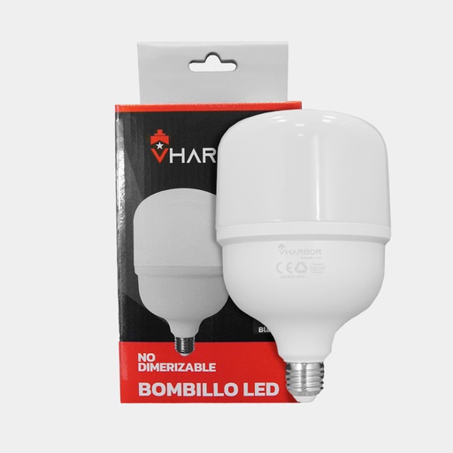 [19965] BOMBILLO LED 40W VHARBOR LUZ DIA E27 (6500K)(T120)(HT2240)
