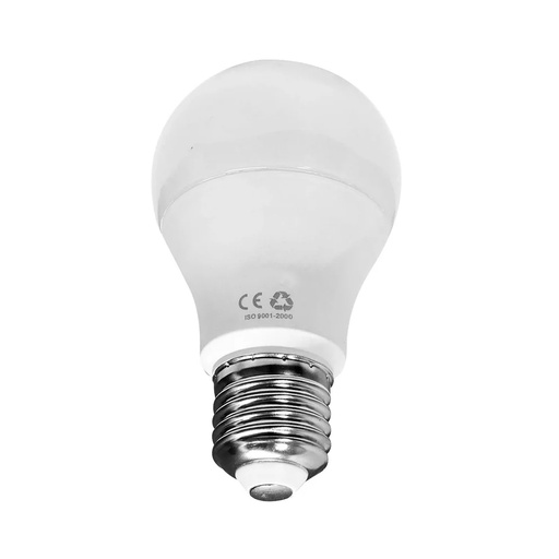 [8793D] BOMBILLO LED 9W LUZ DIA E27 MULTIVOLTAGE (6400K) (ZFR59)