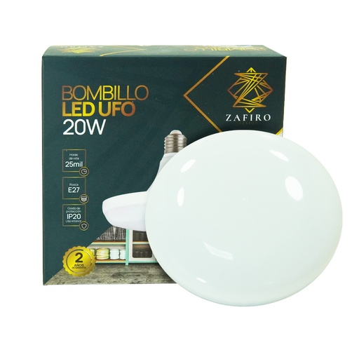 [16816A] BOMBILLO LED TIPO UFO 20W E27 (ZFR122)