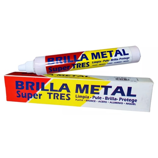 [20206] BRILLA METAL PEQUEÑO SUPER TRES (40G)