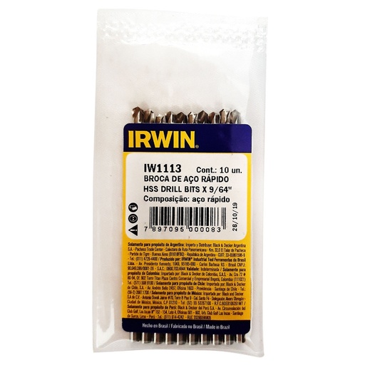 [14258] BROCA LAMINA IRWIN HSS 9/64 (IW1113)