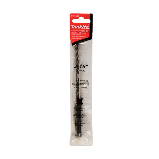 [15003] BROCA SDS PLUS MAKITA 3/16 X 6-1/4 (D-00832)