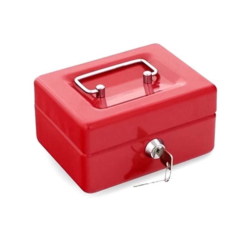 [2223] CAJA MENOR METAL TRADICIONAL MEDIANA 250X180X90MM (HT20262)(KCB-607)