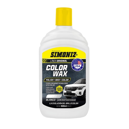 [20612] CERA COLOR WAX BLANCO 500ML SIMONIZ (209158)