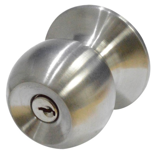 [7354] CHAPA BOLA ENTRADA PRINCIPAL P/METALICO GATO CROMO-MATE (REF-270)