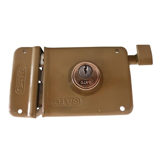 [6099] CHAPA DURALOCK 864 DE SOBREPONER IZQUIERDA