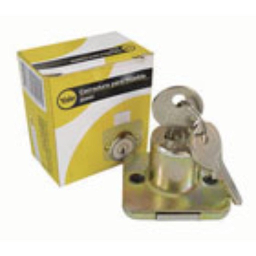 [M0868] CHAPA NOCHERO CERRADURA PARA MUEBLE YALE 2044C(5007)