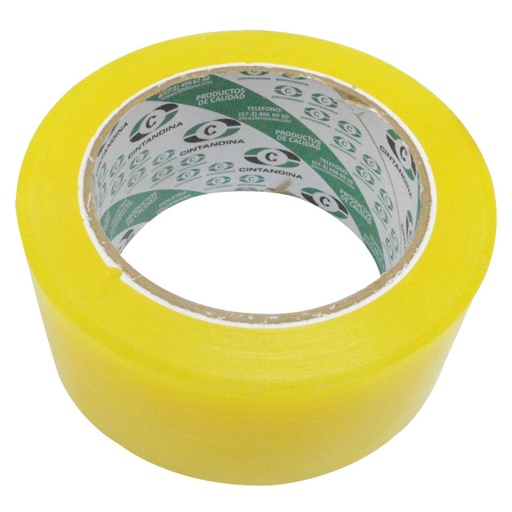 [7031] CINTA ANCHA DE POLIETILENO PARA INVERNADEROS AMARILLA 2PUL X50MTRS(PE-011)