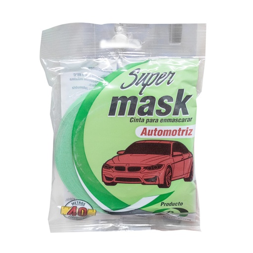 [12468] CINTA ENMASCARAR 3/4 AUTOMOTRIZ VERDE CINTANDINA (CE-105)18MMX40MTS)