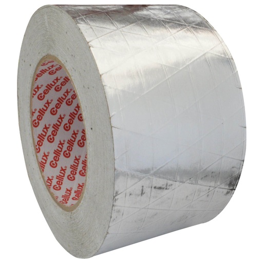 [6518] CINTA FOIL ALUMINIO CELLUX PARA DUCTOS DE AIRE ACONDICIONADO X 40 MTS
