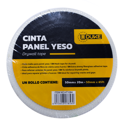[11039] CINTA PANEL YESO FIBRA DE VIDRIO X 20M 2 PUL UDUKE  (HT80169)