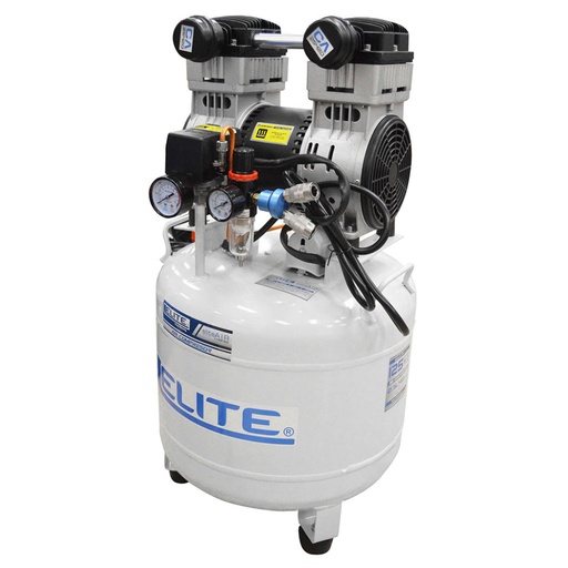 [11443] COMPRESOR ELITE 2.5 HP TANQUE 42LTS  125PSI  1800RPM  VERTICAL LIBRE DE ACEITE Y SILENCIOSO (CA2542D)