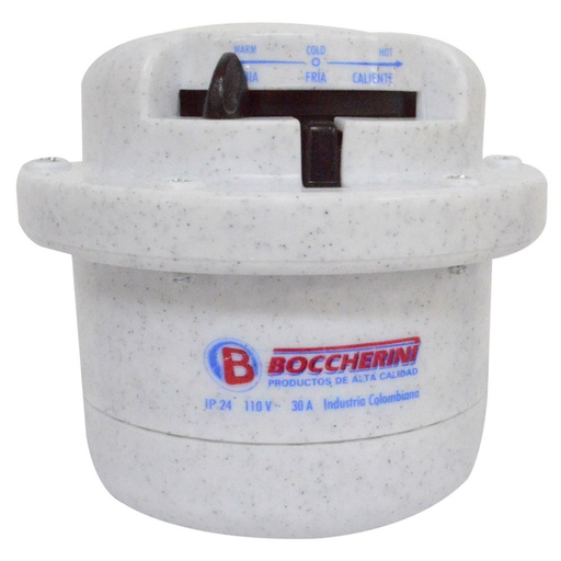 [6941] DUCHA ELECTRICA BOCCHERINI FUSION 120V 3 TEMPERATURAS SIN MINI DUCHA SM-1601110/1602110