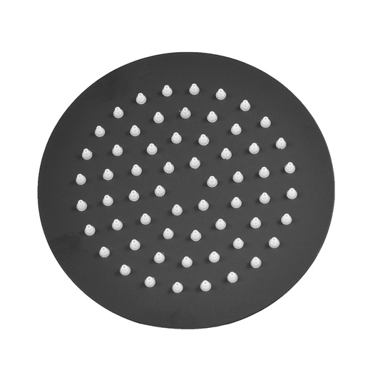 [18575] DUCHA REGADERA UDUKE NEGRA ACERO INOXIDABLE 6 REDONDA (HT1617)