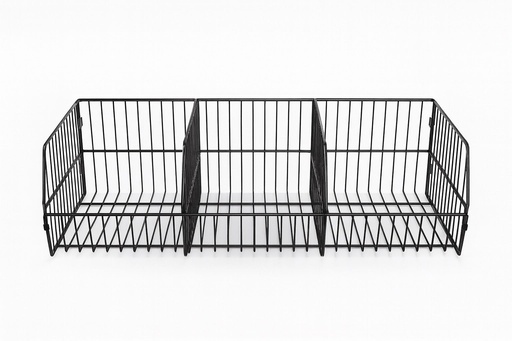 [E95] EXHIBIDOR UDUKE CANASTILLA NEGRA (90X37X25CM) HT3245