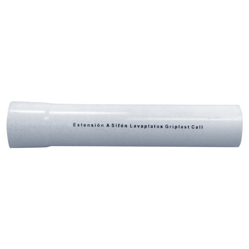 [2146] EXTENSION ACAMPANADA LAVAPLATOS BLANCA GRIPLAS