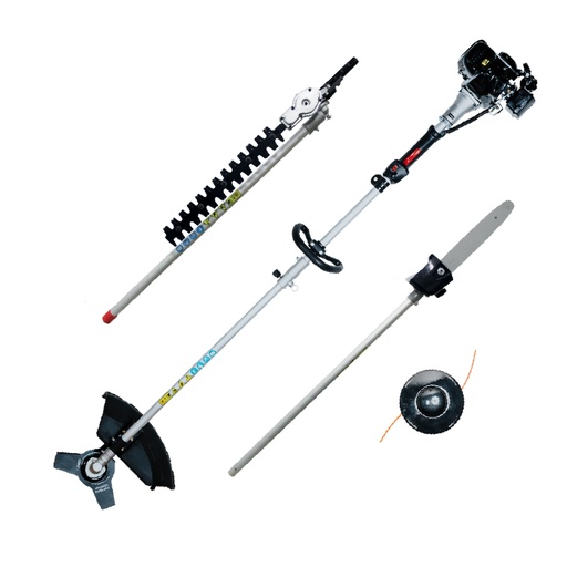 [20089] GUADANADORA ALTERMAN  2 TIEMPOS A GASOLINA MULTIUSOS 4 EN 1 26CC (494591)(GARANTIA 1 ANO)