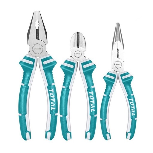 [14913] JUEGO DE ALICATES X 3 PZS (PINZA 6CORTAFRIO 6ALICATE 8) TOTAL (THT1K0301)