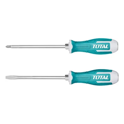 [16544] JUEGO DESTORNILLADORES X 2PZS INDUSTRIAL PUNTA INMANTADA TOTAL (THGSS2206)