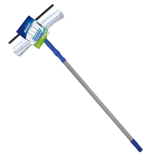 [16418] LIMPIAVIDRIOS 2 EN 1 MOPA MICROFIBRA (109588)