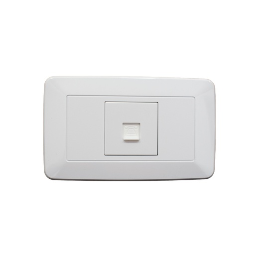 [1780H] LINEA BK BLANCA INCRUSTAR TOMA TELEFONO VHARBOR (118Z-17) (HT1523)(HT20342)