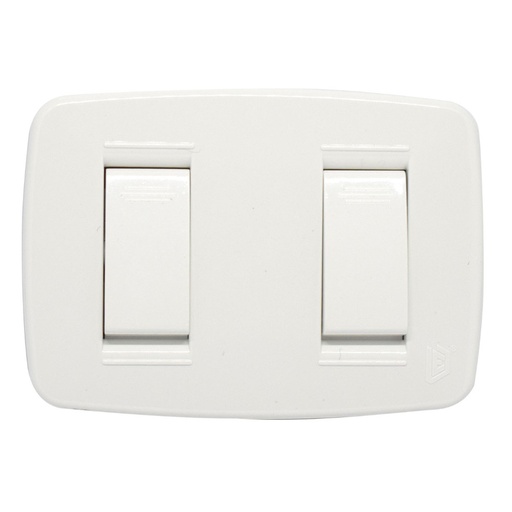 [13853] LINEA DUKE ENERGY S/P BLANCA SWICHE DOBLE (RETIE-FL)(LY00003)