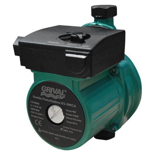 [10623] BOMBA PRESURIZADORA DE AGUA AUTOMATICA G1GRIVAL (PZ7010001)