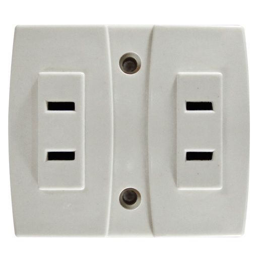 [5646] LINEA UDUKE T/AVE S/P BEIGE TOMA DOBLE SIN POLO TIERRA (RETIE-FL)(HT30037)