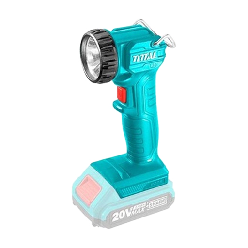 [15092] LINTERNA INALAMBRICA 150 LUMENES 20V SUPER SELECT TOTAL (TWLI2023) BATERIA Y CARGADOR NO INCLUIDO TOTAL