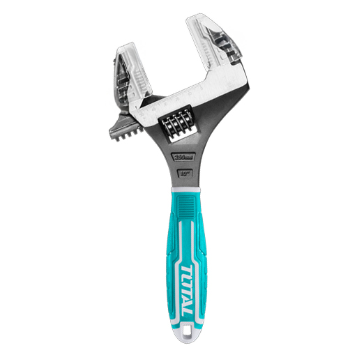 [21011] LLAVE AJUSTABLE 10" ENCAUCHETADA  2 EN 1 INDUSTRIAL SUPER TOTAL (THT10210G)